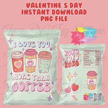 Load image into Gallery viewer, Retro Valentine&#39;s Day Bundle (1)- Valentine&#39;s Day Chip Bags *Instant Download*